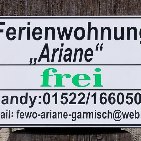 Ferienwohnung Ariane Garmisch-Partenkirchen Exterior foto